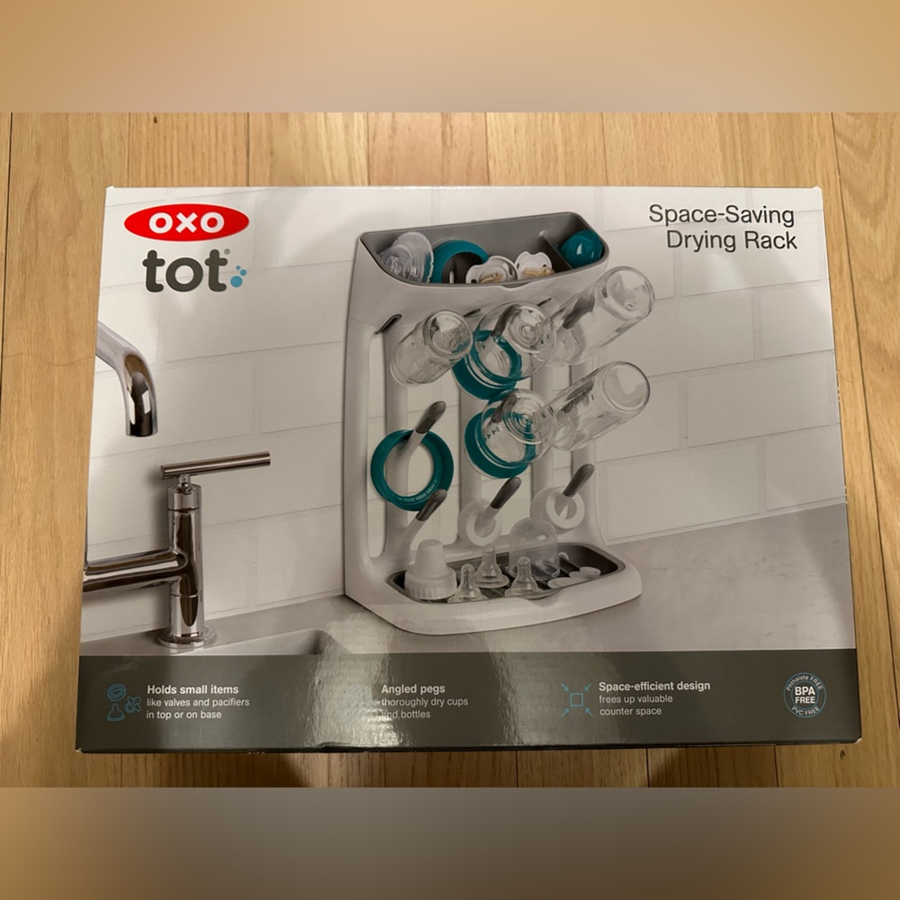 OXO TOT space saving drying rack